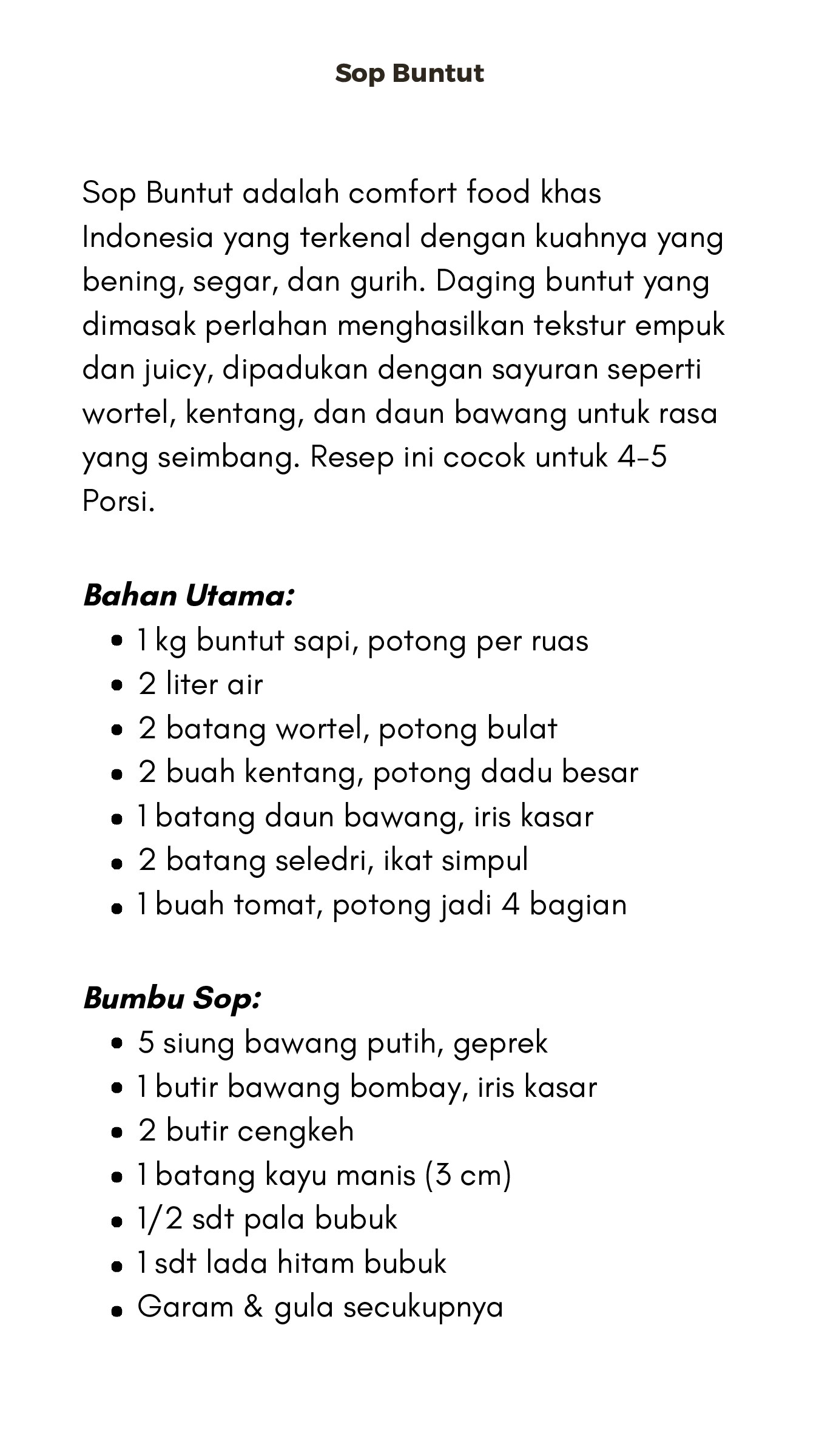 sop-buntut