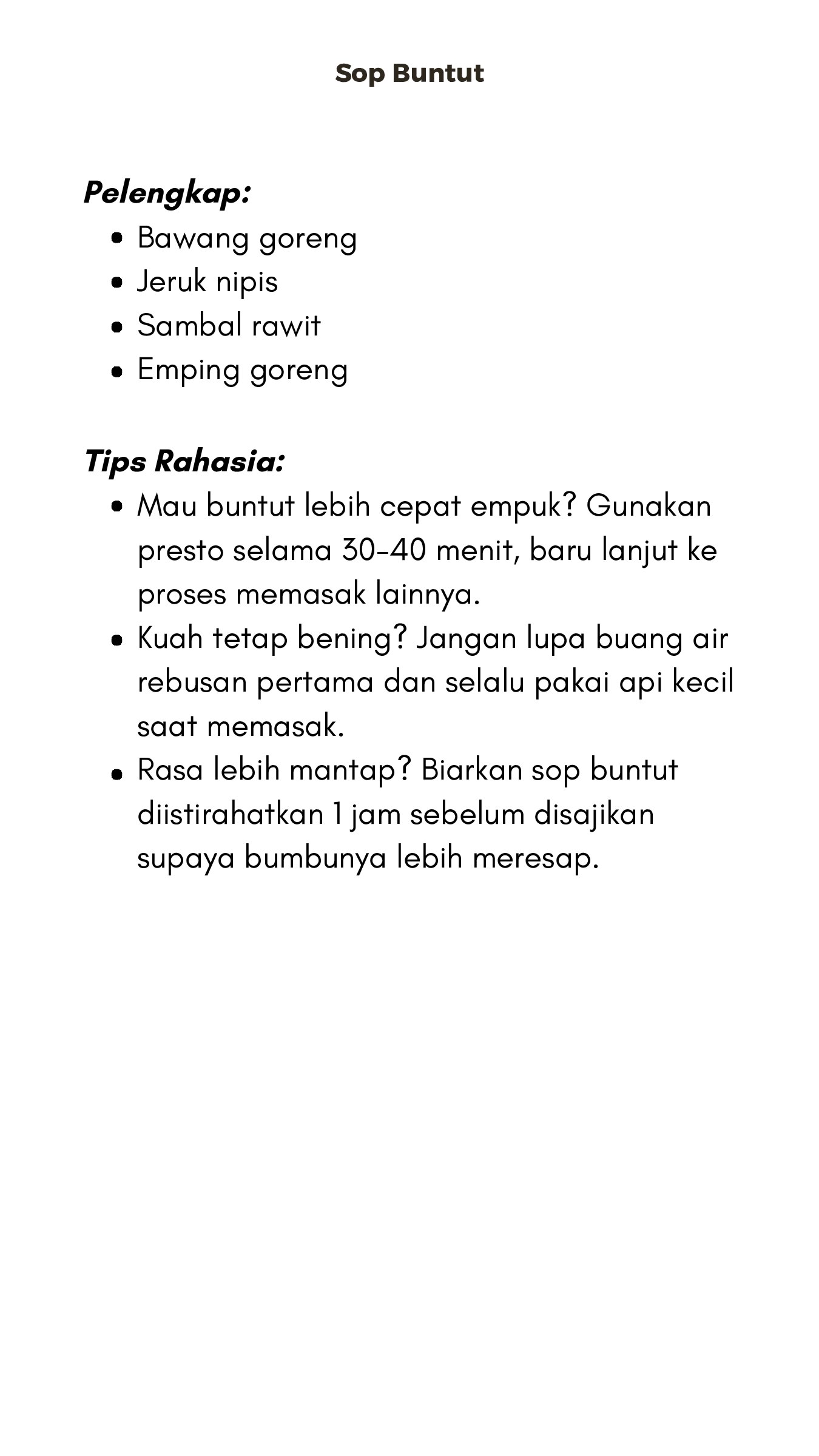 sop-buntut