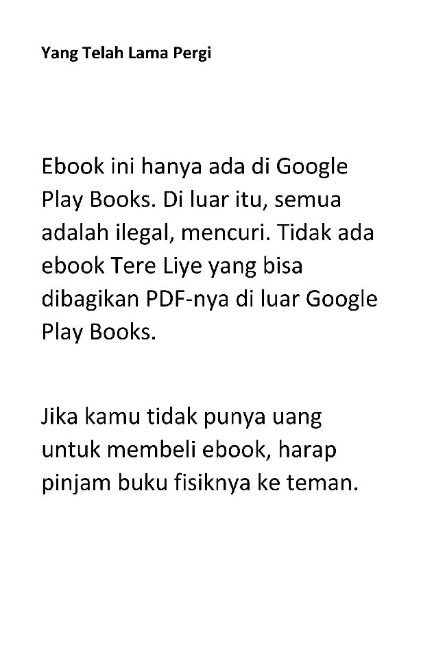 tere-liyeyang-telah-lama-pergi