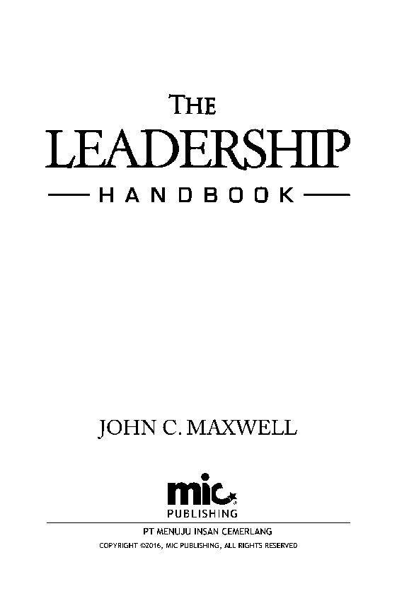 the-leadership-handbook