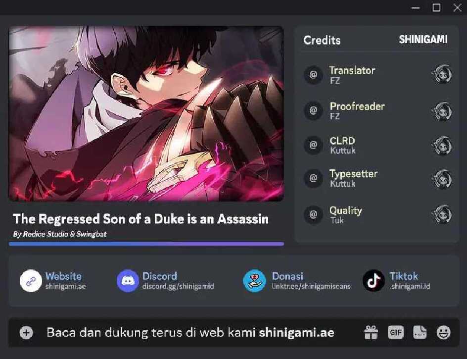 the regressed son of a duke is an assassin chapter 02