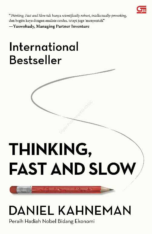 thinking fast and slow cover baru by daniel kahneman