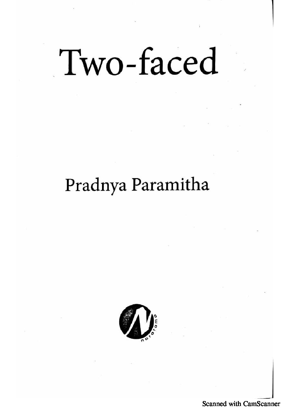 two-faced-by-pradnya-paramitha