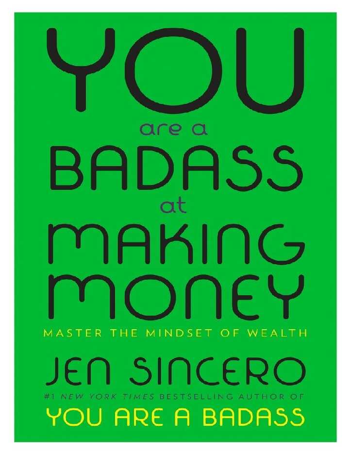 you are a badass at making money master